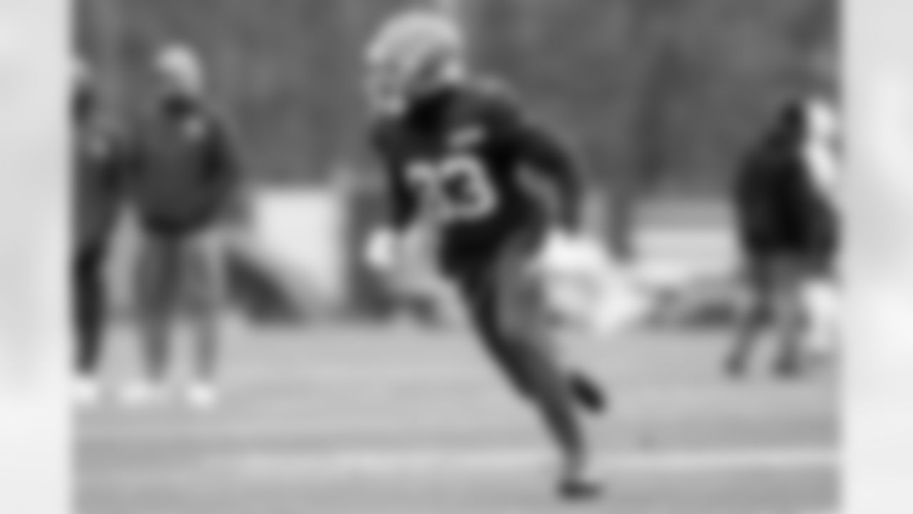 Wide receiver Malachi Corley (83) during practice at CrossCountry Mortgage Campus on November 26, 2025.