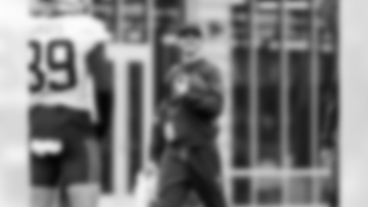 Coordinator of Team Logistics Wat Adair during practice at CrossCountry Mortgage Campus on November 20, 2025.