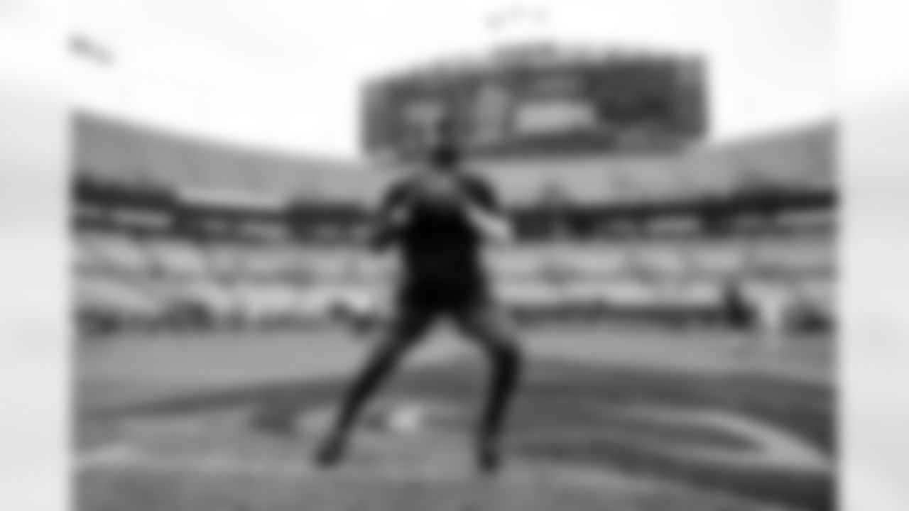 Quarterback Shedeur Sanders (12) before a preseason NFL football game between the Cleveland Browns and Carolina Panthers on August 8, 2025 at Bank of America Stadium. The Browns won 30-10.