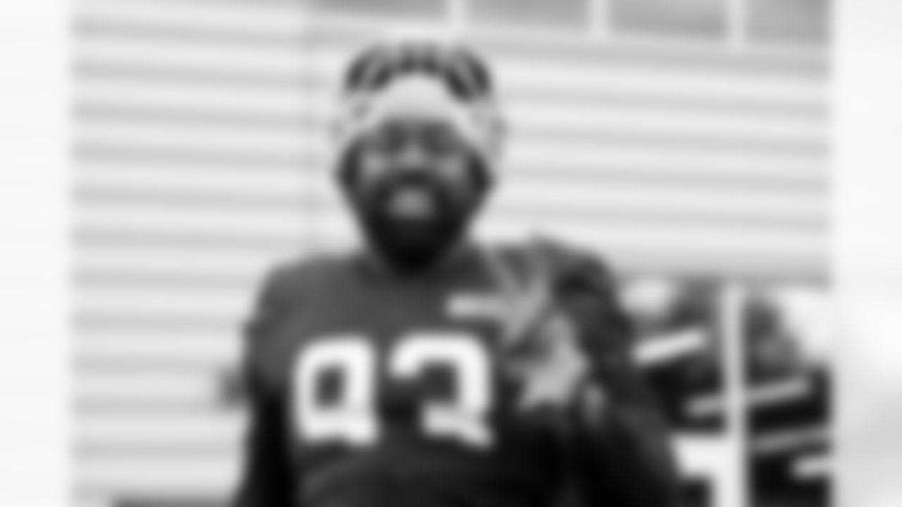 Defensive tackle Shelby Harris (93) during practice at CrossCountry Mortgage Campus on November 3, 2025.