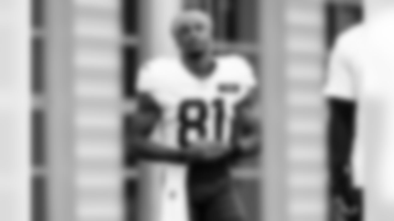 Wide receiver Isaiah Bond (81) during Day 16 of Training Camp at CrossCountry Mortgage Campus on August 20, 2025.