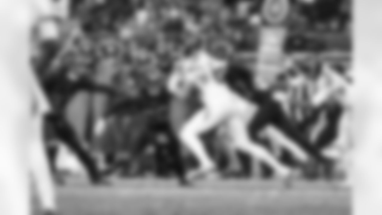 Cornerback Myles Harden (26) and Cornerback Sam Webb (27) during a NFL football game between the Tennessee Titans and Cleveland Browns on December 7, 2025 at Huntington Bank Field.