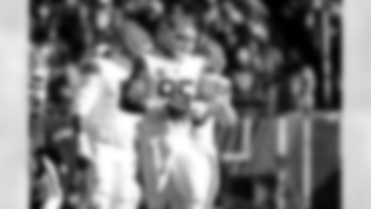 Defensive end Myles Garrett (95) during a NFL football game between the Cleveland Browns and Chicago Bears on December 14, 2025 at Soldier Field.