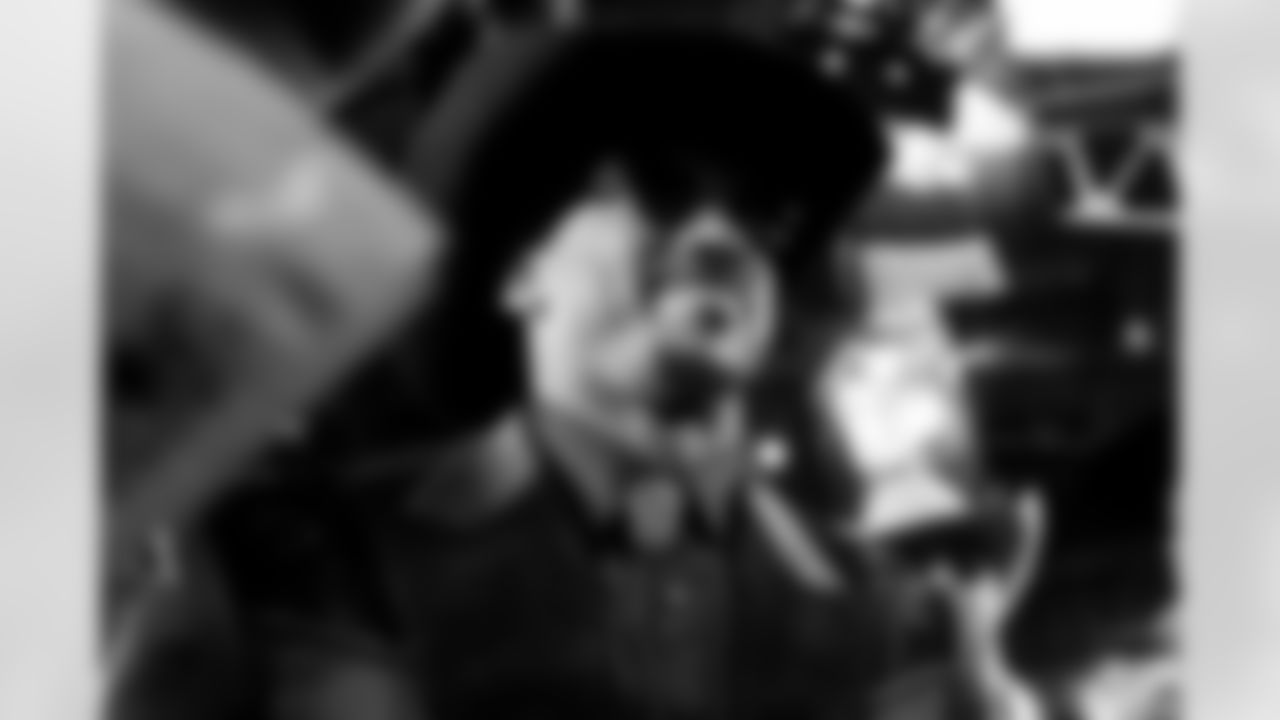 Defensive end Myles Garrett (95) on the red carpet before the 2026 NFL Honors at the Palace of Fine Arts in San Francisco on February 5, 2026.