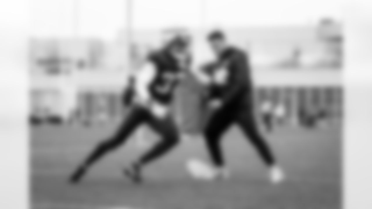 Cornerback Dom Jones (37) during practice at CrossCountry Mortgage Campus on November 3, 2025.