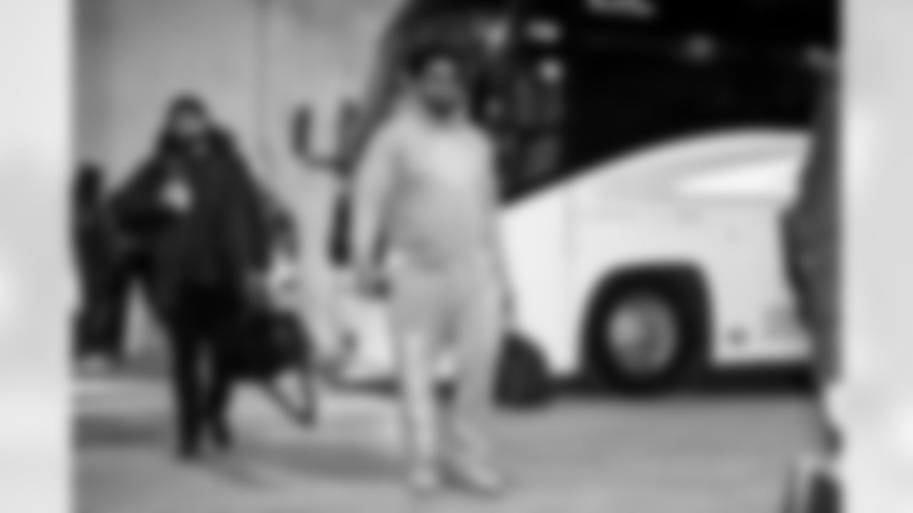 Offensive tackle KT Leveston (72) before a NFL football game between the Cleveland Browns and Chicago Bears on December 14, 2025 at Soldier Field.