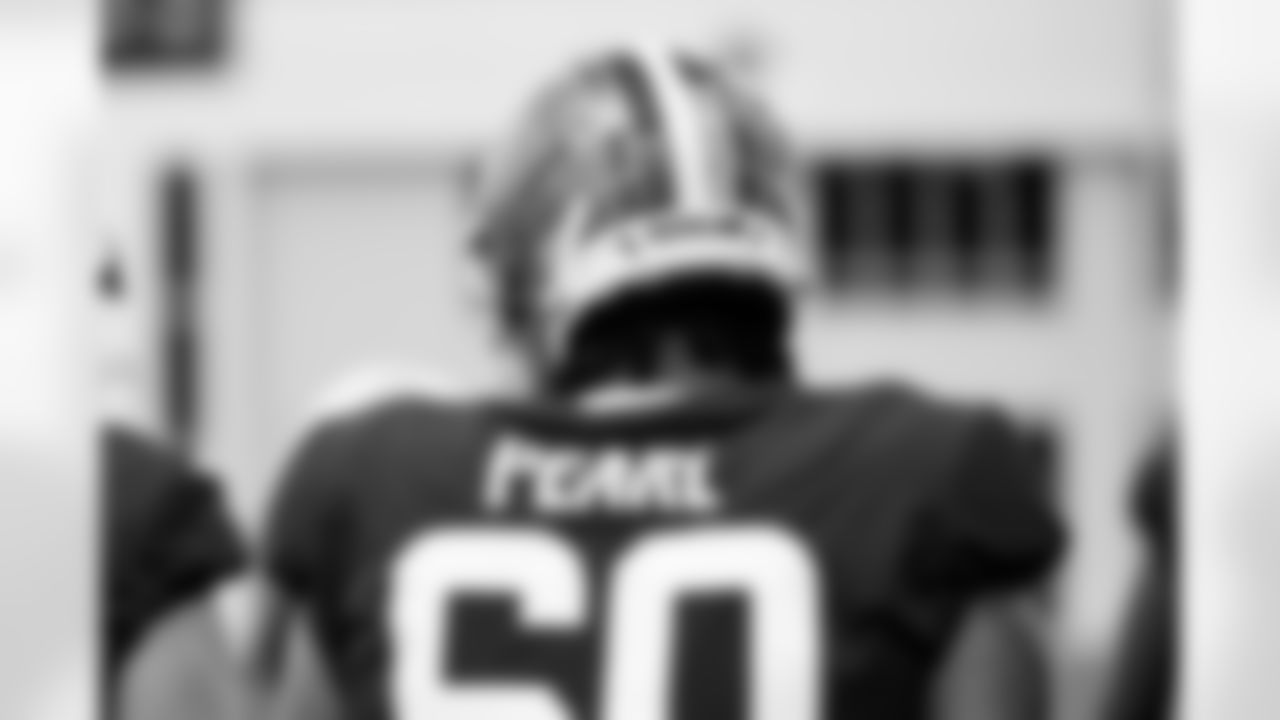 Offensive tackle Julian Pearl (60) during Day 5 of Training Camp at CrossCountry Mortgage Campus on July 28, 2025.