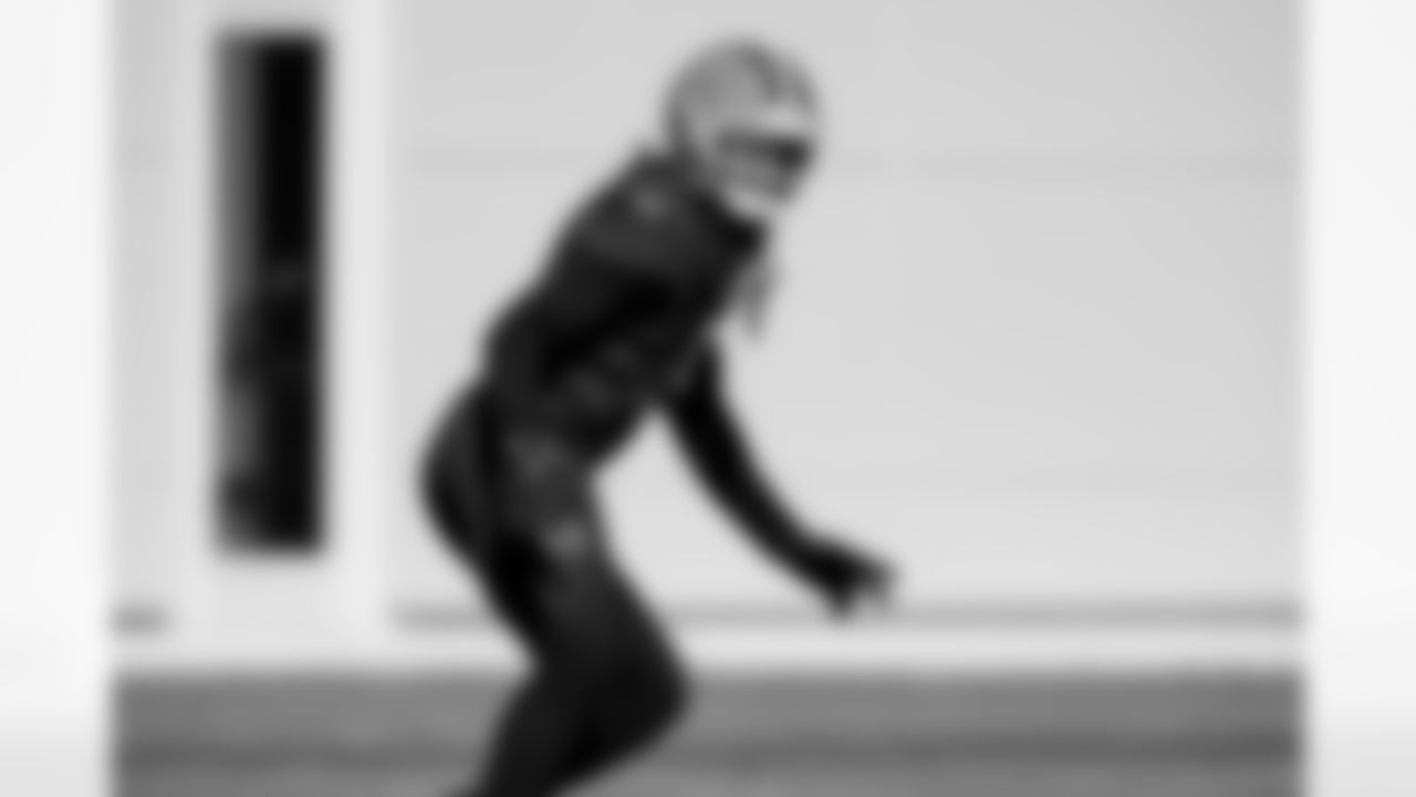 Safety Rayshawn Jenkins (5) during practice at CrossCountry Mortgage Campus on October 9, 2025.