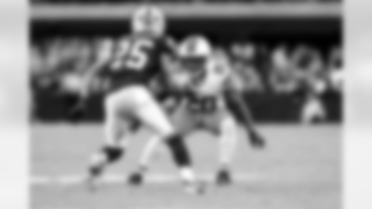 Defensive back D'Angelo Ross (20) during a NFL football game between the Cleveland Browns and Las Vegas Raiders on November 23, 2025 at Allegiant Stadium.