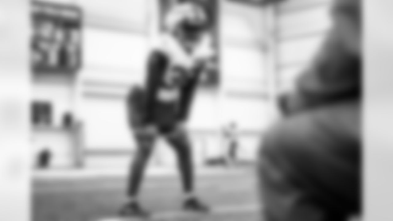 Running back Jacob Kibodi (36) during practice at CrossCountry Mortgage Campus on December 18, 2024.