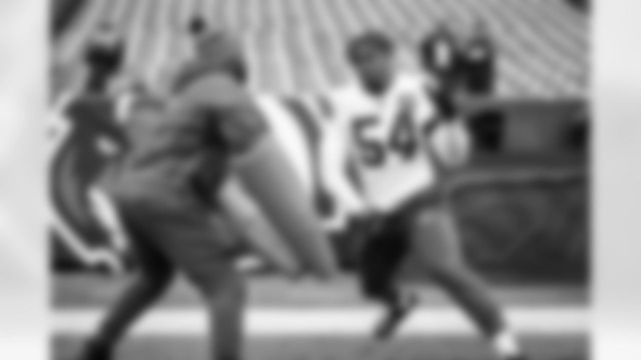Defensive end Ogbo Okoronkwo (54) before a NFL football game between the Cleveland Browns and Cincinnati Bengals on January 7, 2024 at Paycor Stadium.