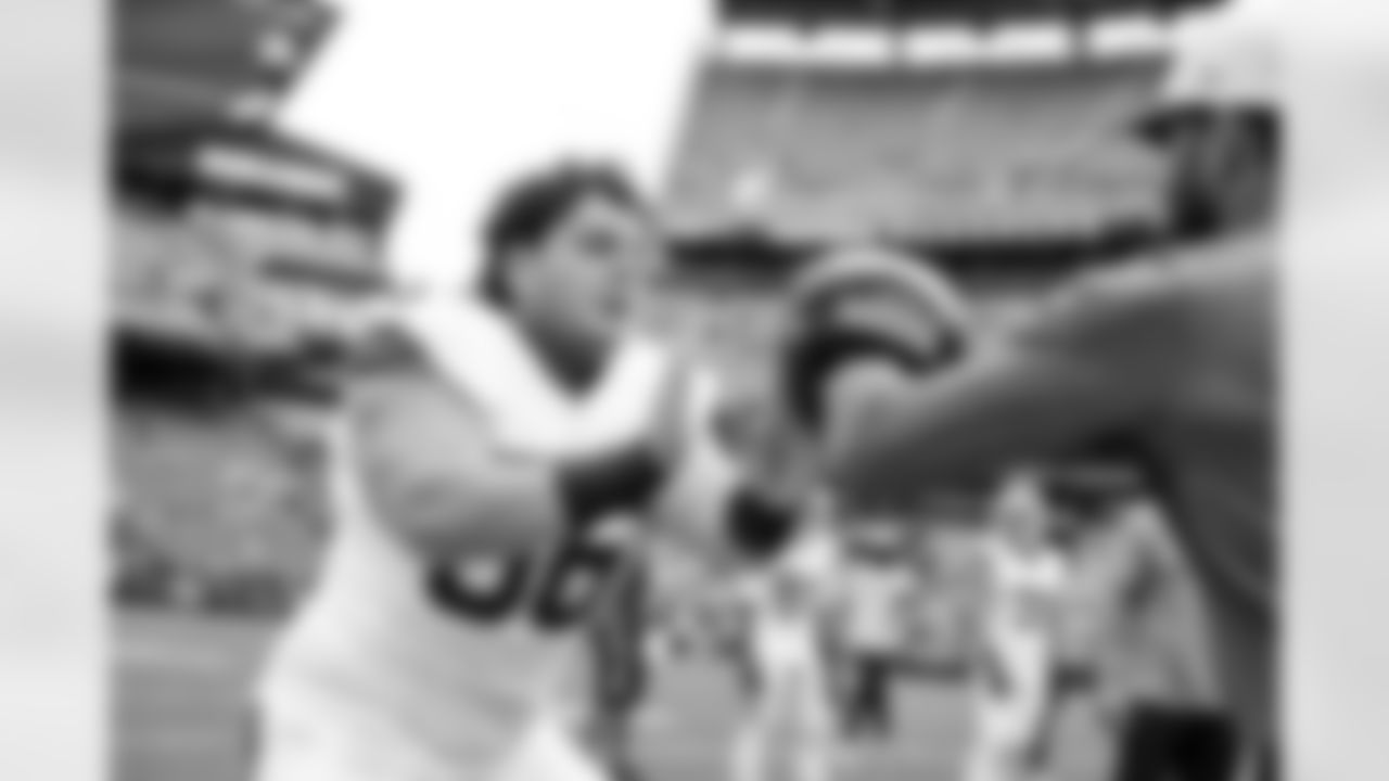 Center Luke Wypler (56) before a preseason NFL football game between the Los Angeles Rams and Cleveland Browns on August 23, 2025 at Huntington Bank Field.