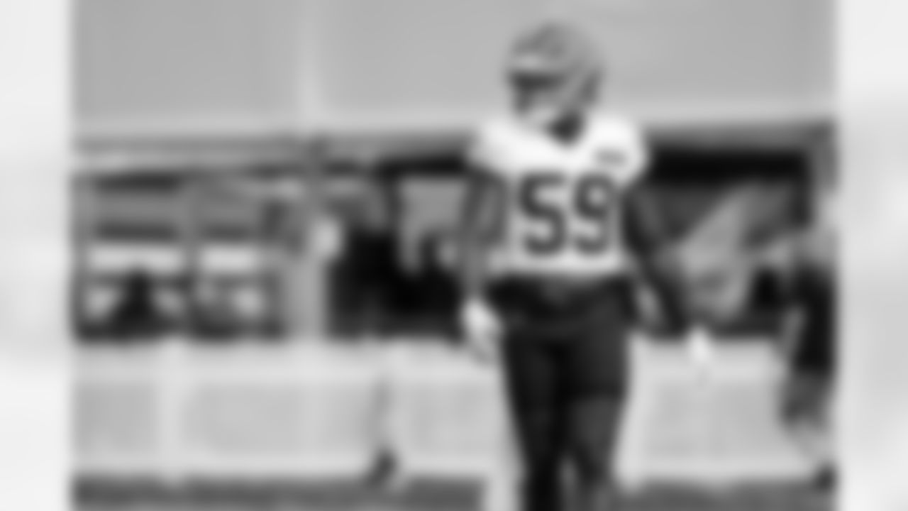 Linebacker Winston Reid (59) during Day 4 of Training Camp at CrossCountry Mortgage Campus on July 26, 2025.