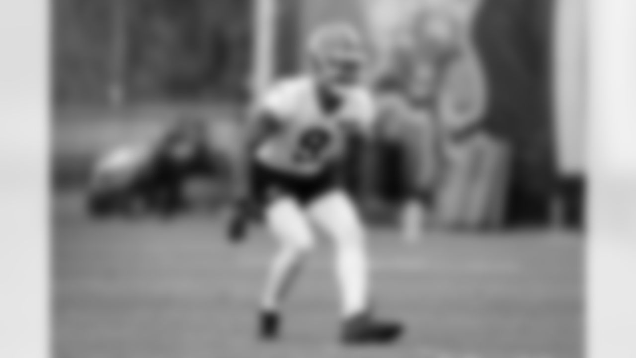 Safety Grant Delpit (9) during the first day of OTAs at CrossCountry Mortgage Campus on May 27, 2025.