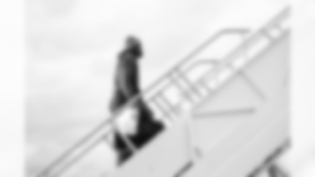 Tight end Harold Fannin Jr. (44) travels to Las Vegas on November 22, 2025.