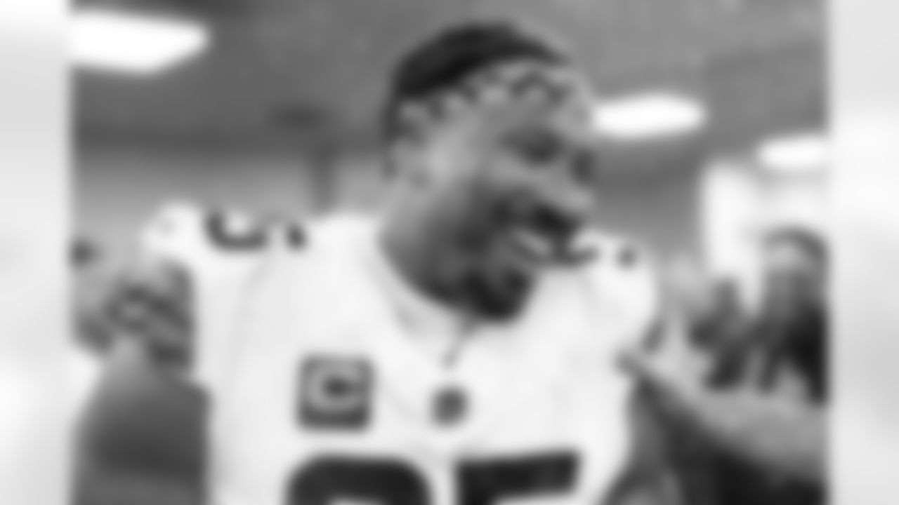 Defensive end Myles Garrett (95) after a NFL football game between the Cleveland Browns and Cincinnati Bengals on January 4, 2026 at Paycor Stadium. The Browns won 20-18.