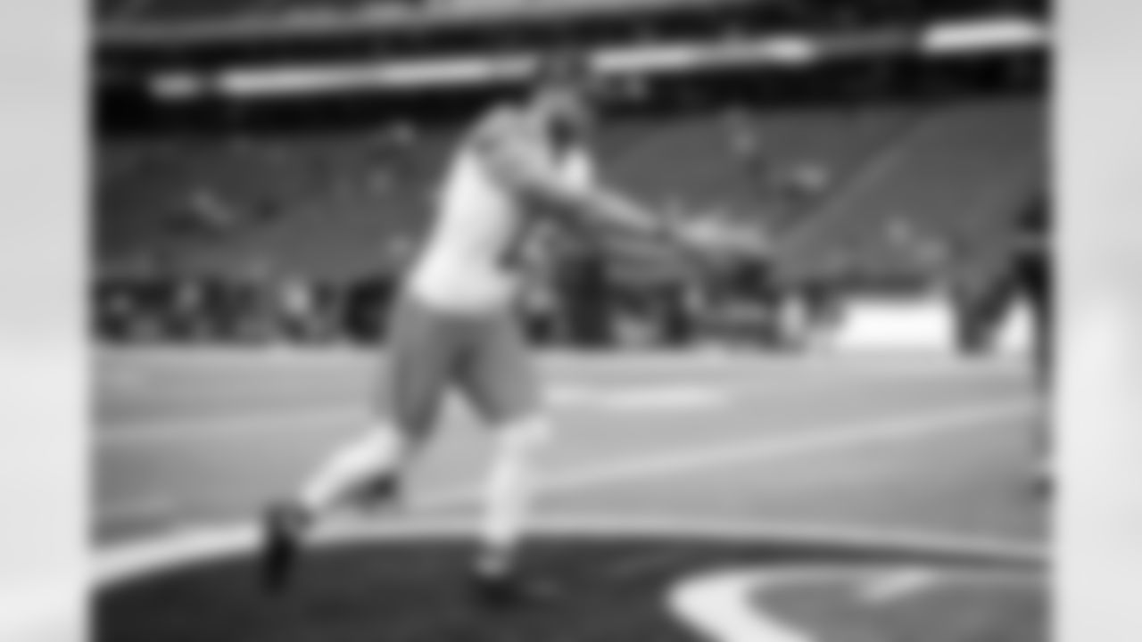 Punter Corey Bojorquez (13) before a NFL Wild Card playoff football game between the Cleveland Browns and Houston Texans on January 13, 2024 at NRG Stadium.
