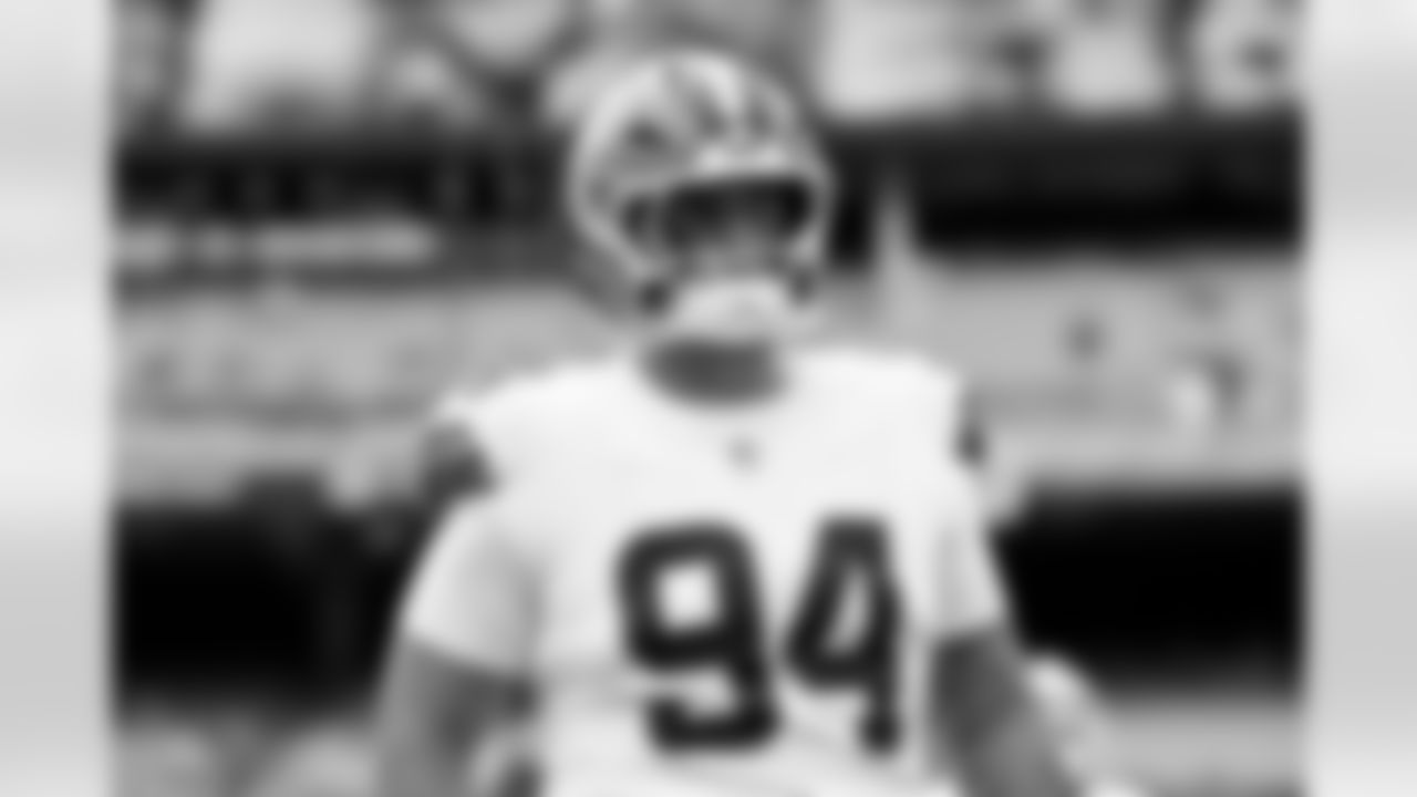 Defensive tackle Mason Graham (94) before a preseason NFL football game between the Los Angeles Rams and Cleveland Browns on August 23, 2025 at Huntington Bank Field.