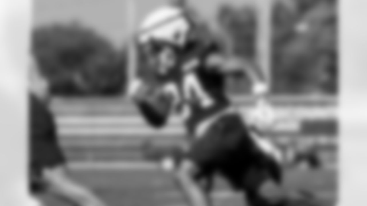 Wide receiver Gage Larvadain (84) during Day 12 of Training Camp at CrossCountry Mortgage Campus on August 11, 2025.