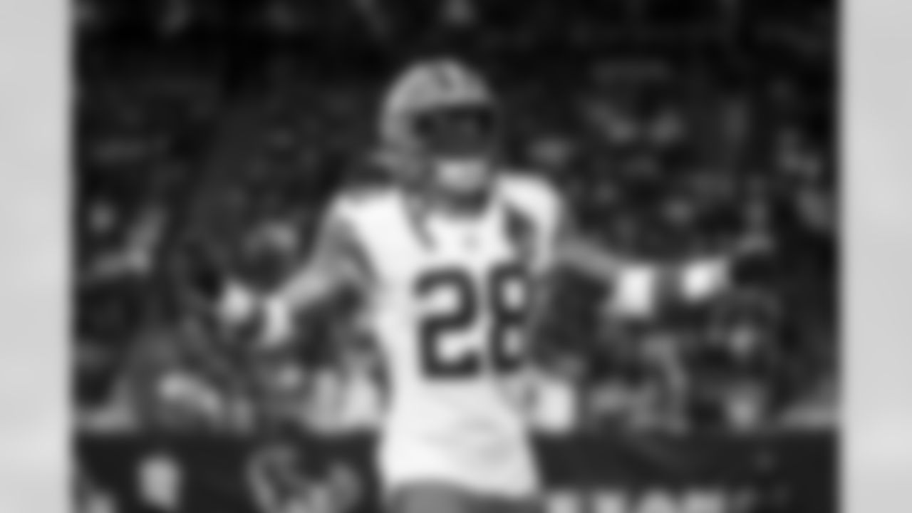 Cornerback Mike Ford Jr. (28) during a NFL football game between the Cleveland Browns and Houston Texans on December 24, 2023 at NRG Stadium.