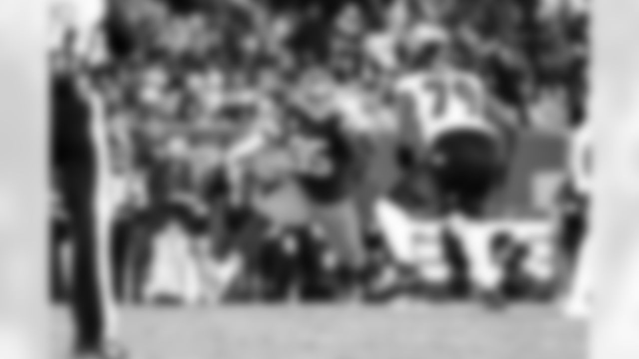 Defensive end Myles Garrett (95) during a NFL football game between the Baltimore Ravens and Cleveland Browns on November 16, 2025 at Huntington Bank Field.