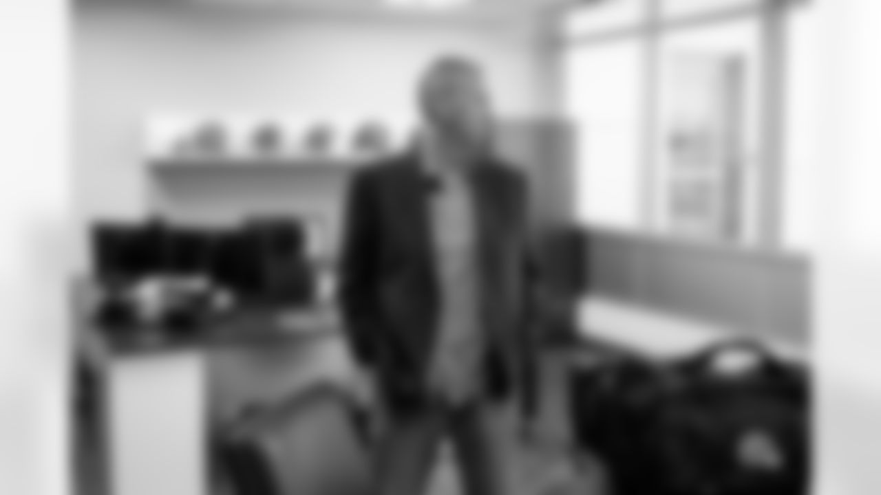 Head Coach Todd Monken arrives at CrossCountry Mortgage Campus on January 30, 2026.