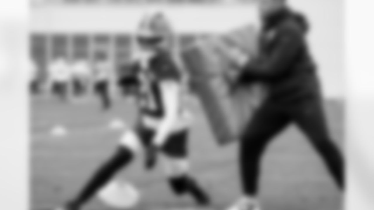 Cornerback Denzel Ward (21) during practice at CrossCountry Mortgage Campus on November 3, 2025.