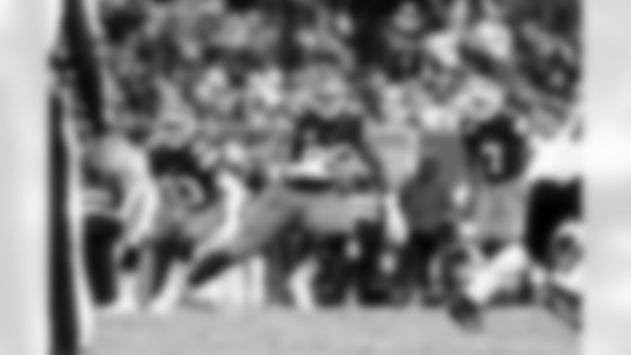 Defensive end Myles Garrett (95) during a NFL football game between the Baltimore Ravens and Cleveland Browns on November 16, 2025 at Huntington Bank Field.