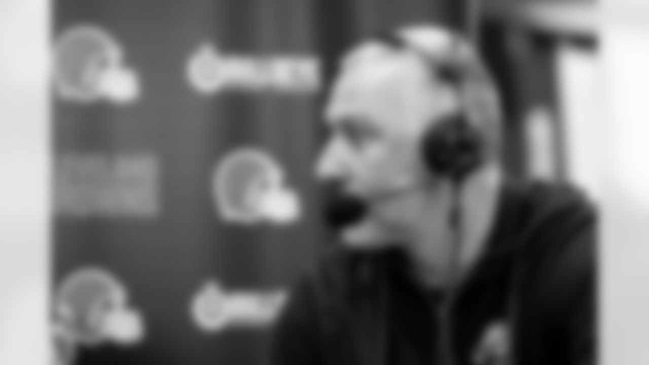 Senior Media Broadcaster Nathan Zegura on Cleveland Browns Daily on location at the 2026 NFL Combine on February 24, 2026 in Indianapolis, Indiana.