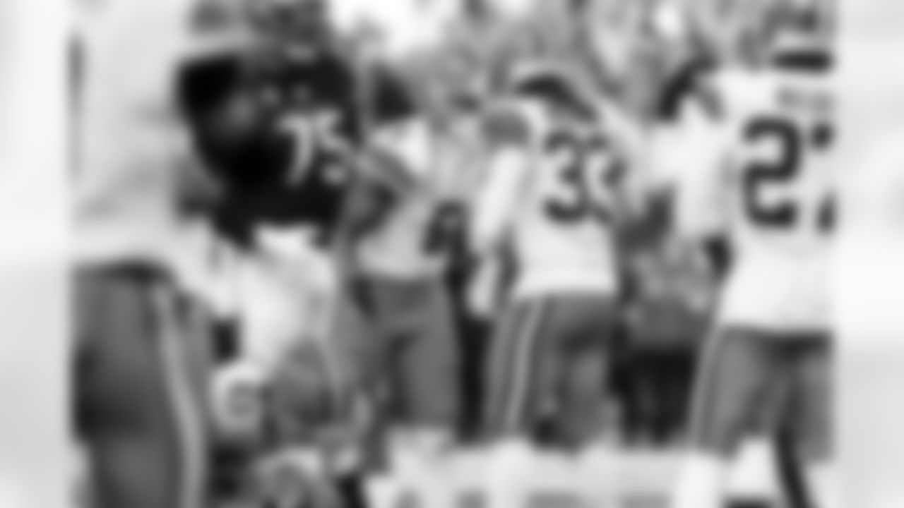 Safety Rayshawn Jenkins (5) and Safety Ronnie Hickman Jr. (33) during a NFL football game between the Cleveland Browns and Cincinnati Bengals on January 4, 2026 at Paycor Stadium.