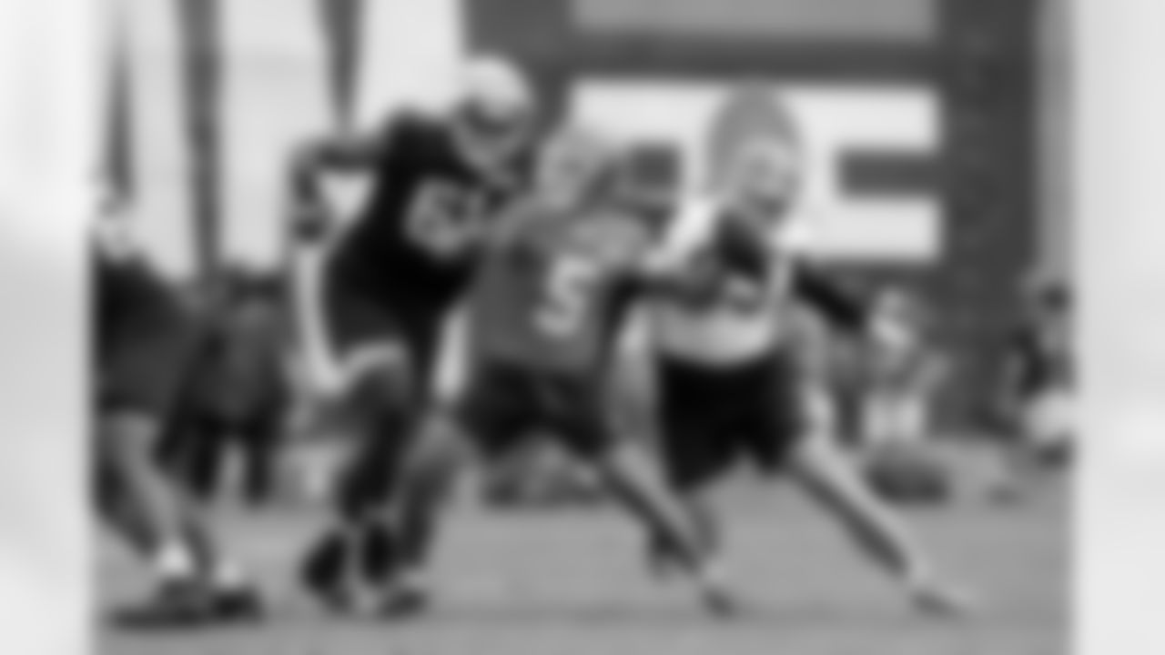 Quarterback Dillon Gabriel (5) during Day 3 of Training Camp at CrossCountry Mortgage Campus on July 25, 2025.