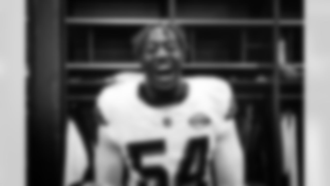 Defensive end Ogbo Okoronkwo (54) after a NFL football game between the San Francisco 49ers and Cleveland Browns on October 15, 2023 at Cleveland Browns Stadium. The Browns won 19-17.