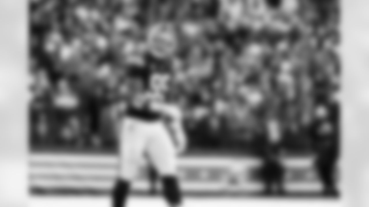 Defensive end Myles Garrett (95) during a NFL football game between the Buffalo Bills and Cleveland Browns on December 21, 2025 at Huntington Bank Field.