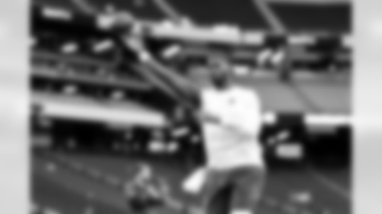 Quarterback Shedeur Sanders (12) before a NFL football game between the Cleveland Browns and Las Vegas Raiders on November 23, 2025 at Allegiant Stadium.