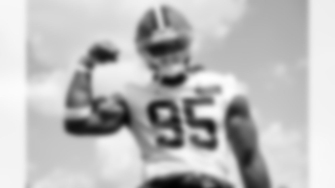 Defensive end Myles Garrett (95) during the first day of mandatory minicamp at CrossCountry Mortgage Campus on June 10, 2025.