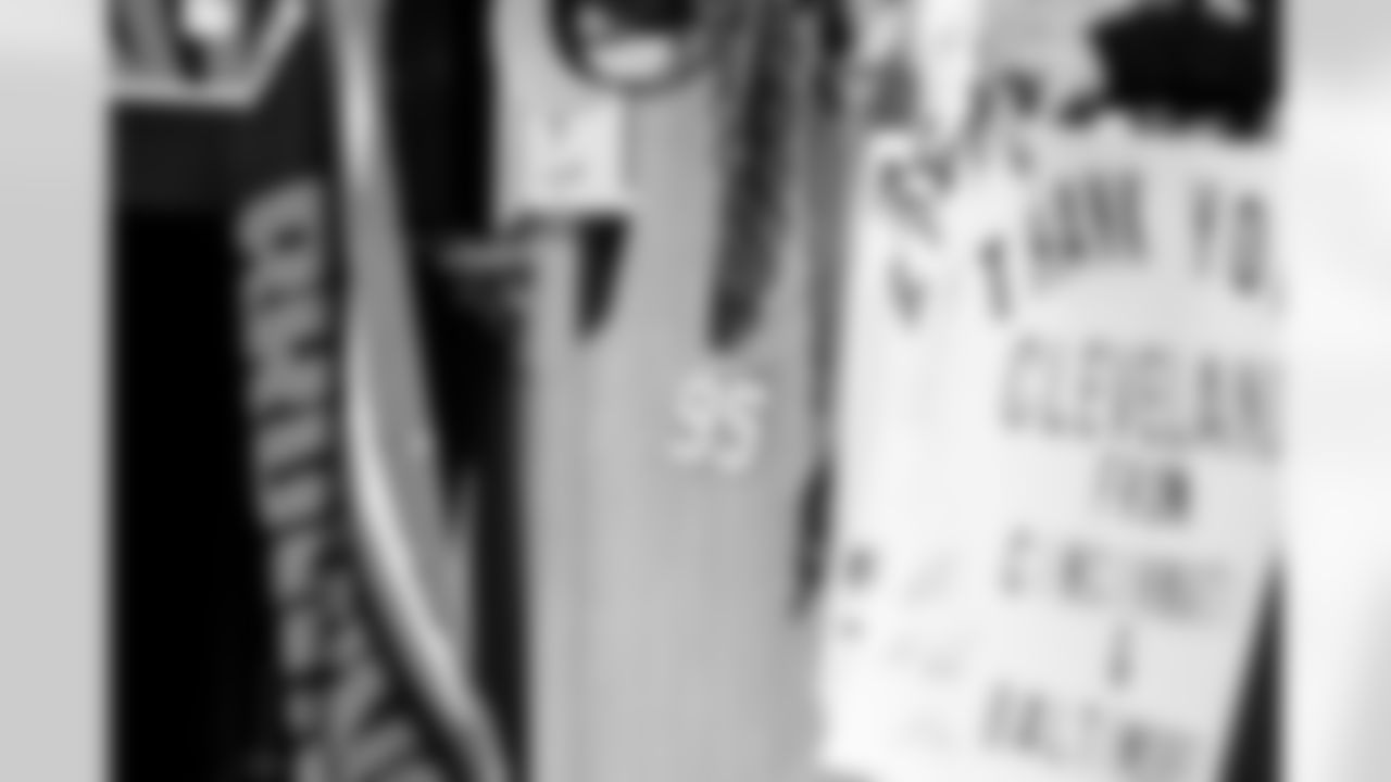 Defensive end Myles Garrett (95) before a NFL football game between the Cleveland Browns and Cincinnati Bengals on January 4, 2026 at Paycor Stadium.