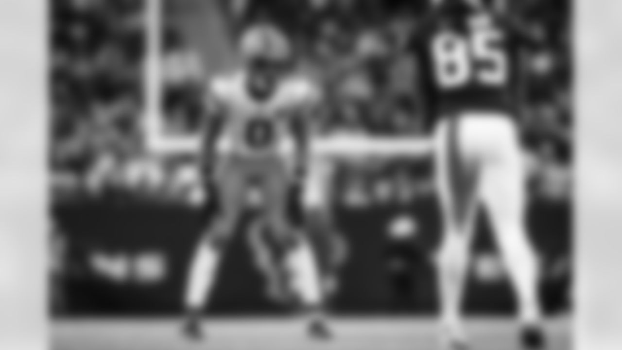 Cornerback Greg Newsome II (0) during a NFL football game between the Cleveland Browns and Houston Texans on December 24, 2023 at NRG Stadium.