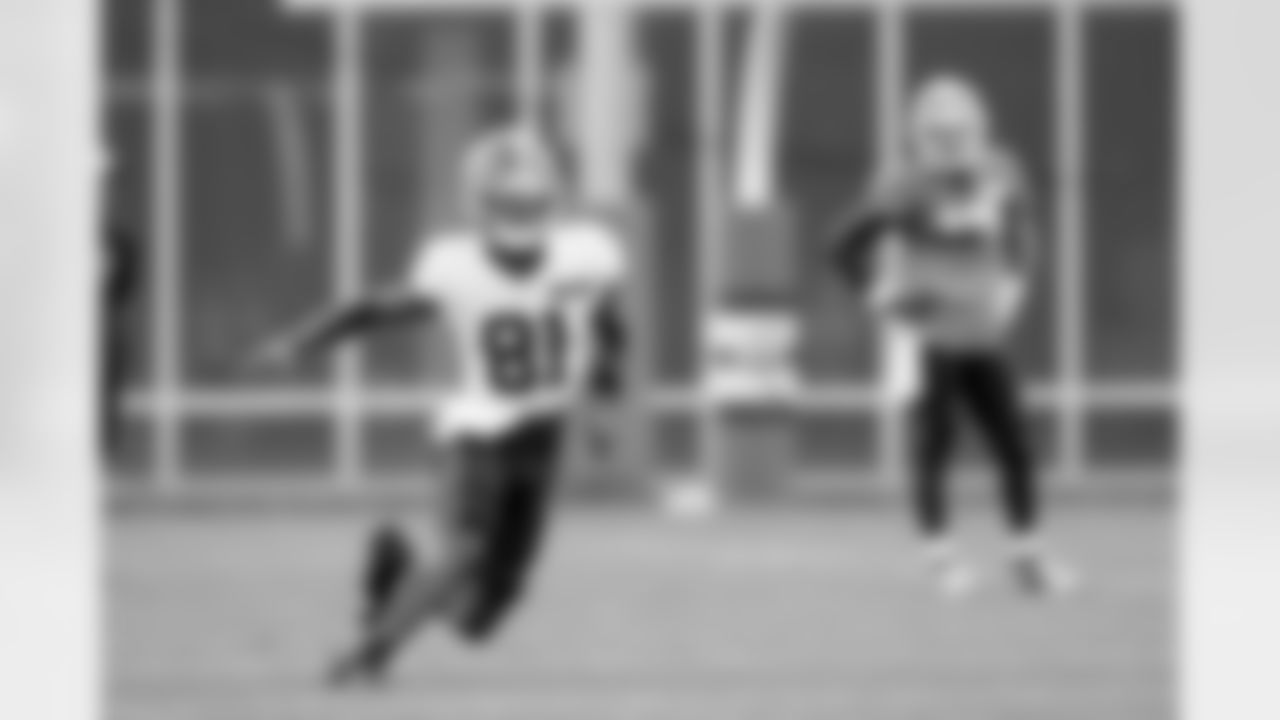 Wide receiver Isaiah Bond (81) during Day 16 of Training Camp at CrossCountry Mortgage Campus on August 20, 2025.