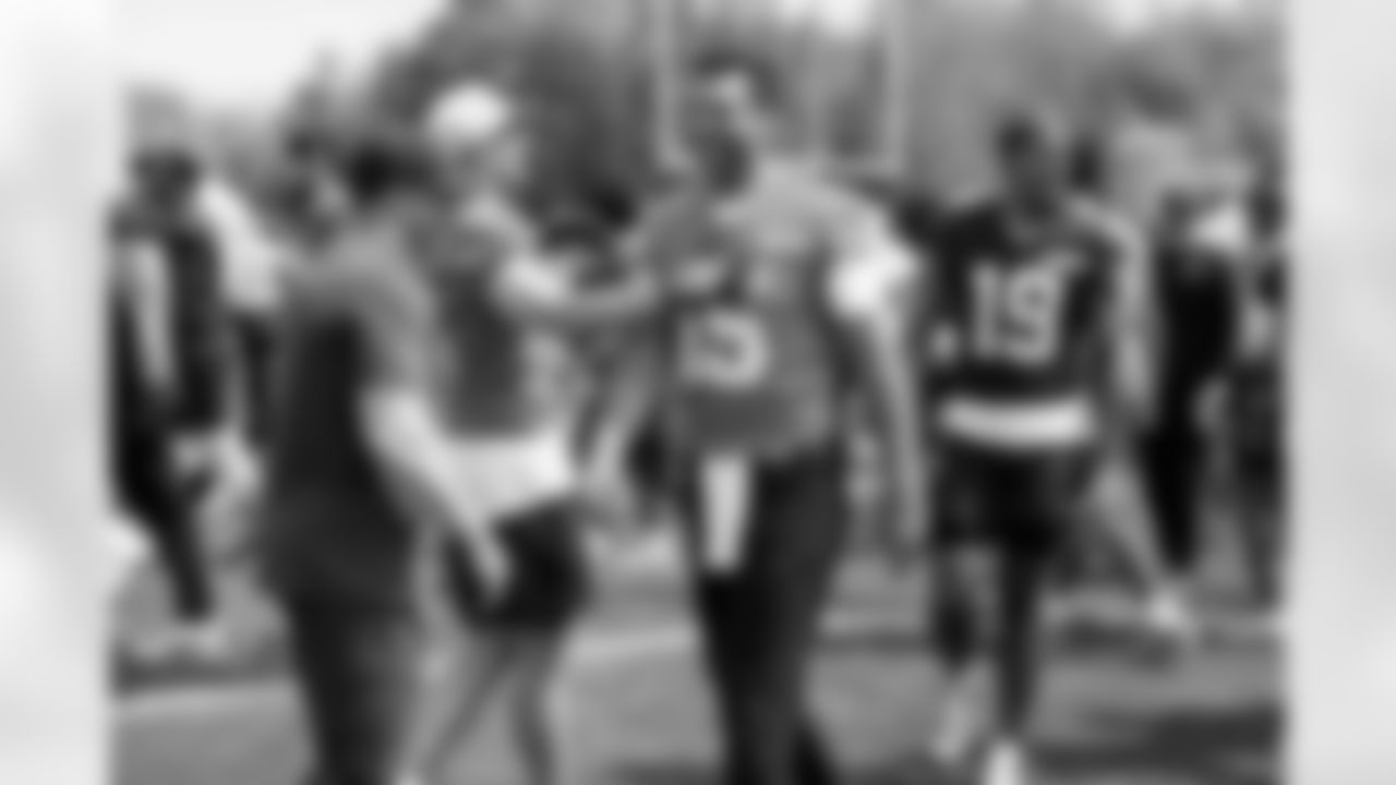 Quarterback Joe Flacco (15) during fieldwork in Phase II of the offseason at CrossCountry Mortgage Campus on May 12, 2025.