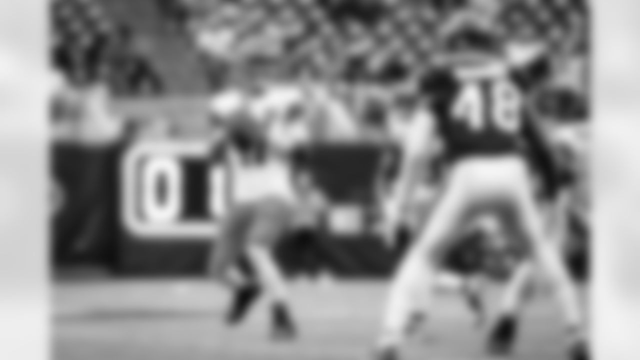 Quarterback Dorian Thompson-Robinson (17) during a NFL football game between the Cleveland Browns and Houston Texans on December 24, 2023 at NRG Stadium.