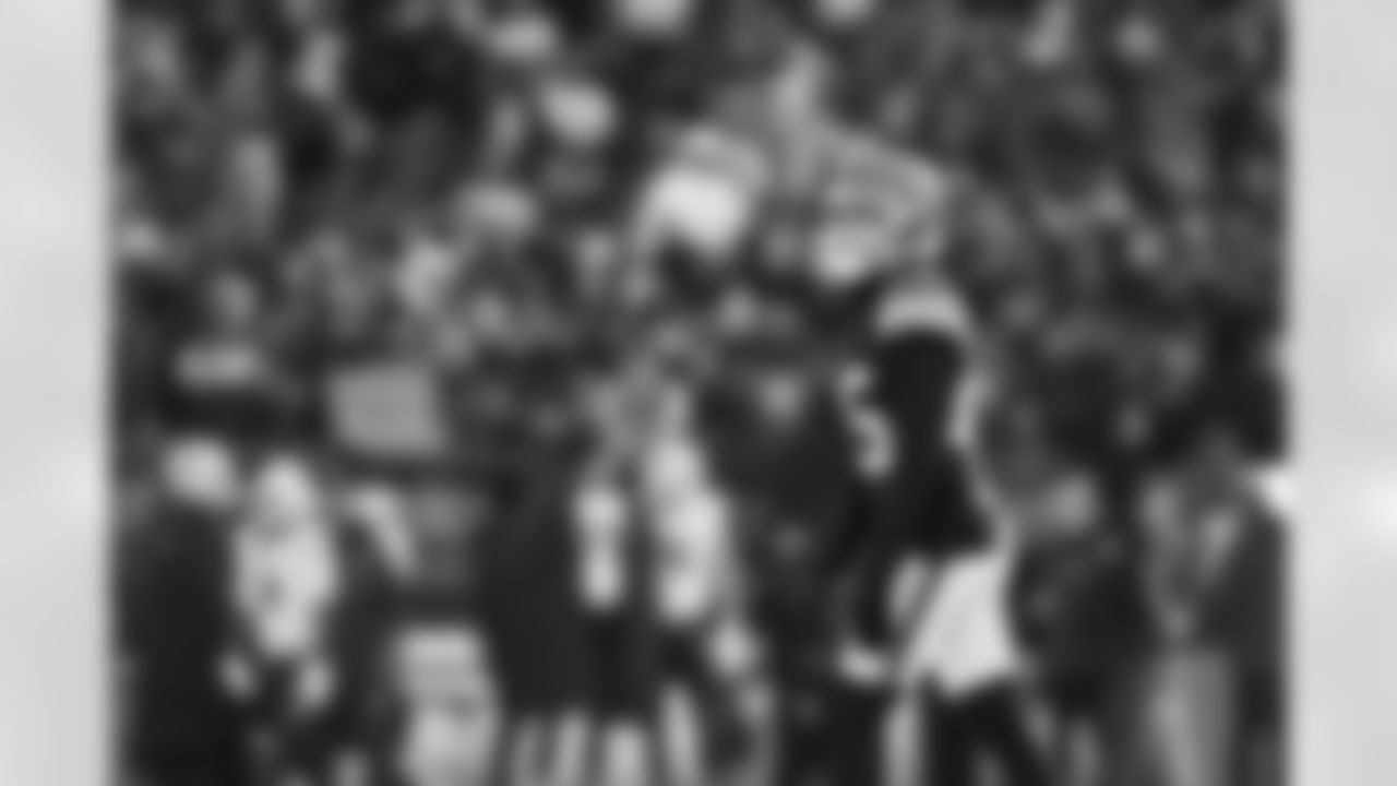 during a NFL football game between the Buffalo Bills and Cleveland Browns on December 21, 2025 at Huntington Bank Field.