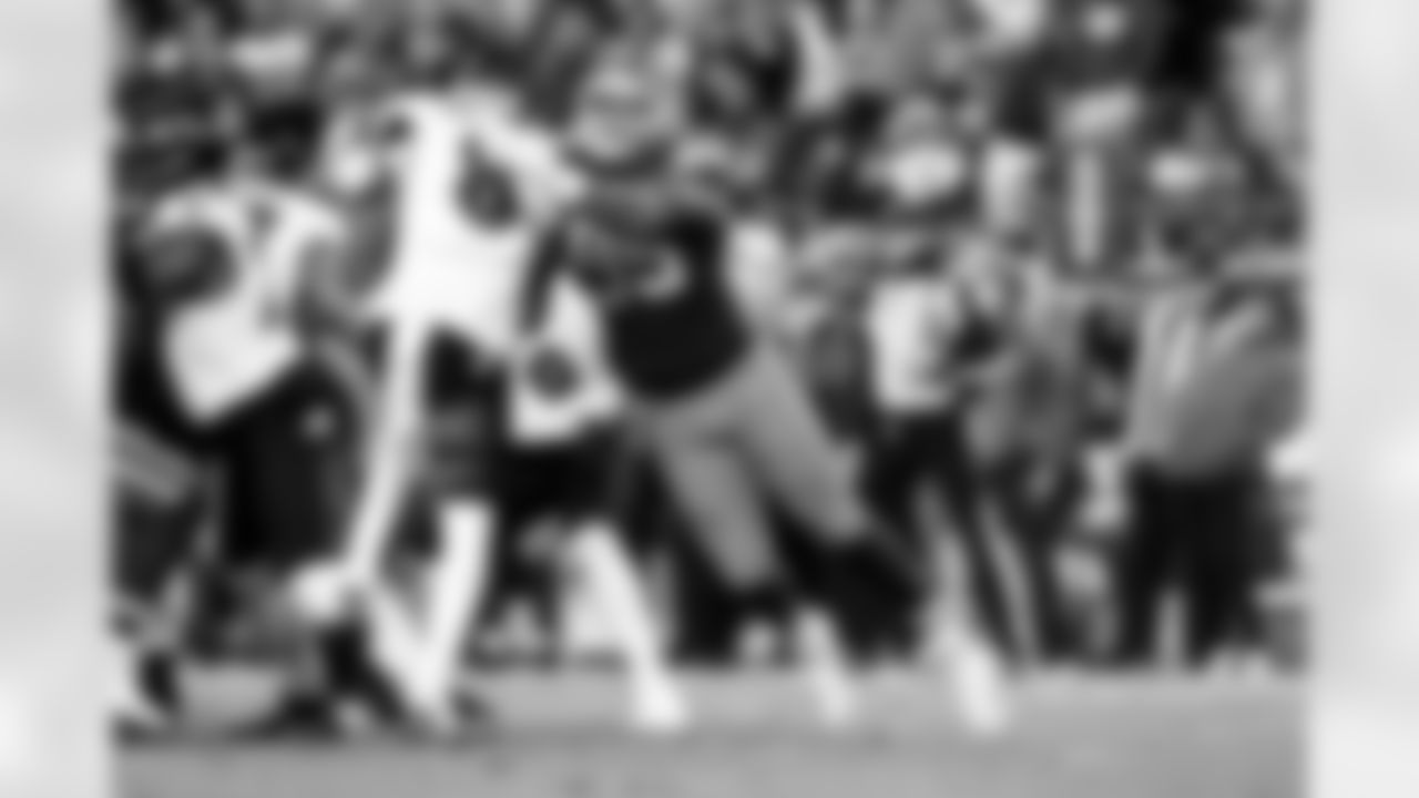 Defensive end Myles Garrett (95) during a NFL football game between the Baltimore Ravens and Cleveland Browns on November 16, 2025 at Huntington Bank Field.