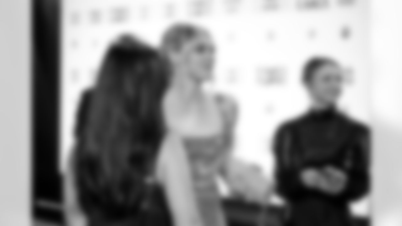 Ashlea Klam on the red carpet before the 2026 NFL Honors at the Palace of Fine Arts in San Francisco on February 5, 2026.