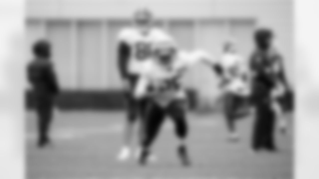 Tight end David Njoku (85) during practice at CrossCountry Mortgage Campus on October 22, 2025.