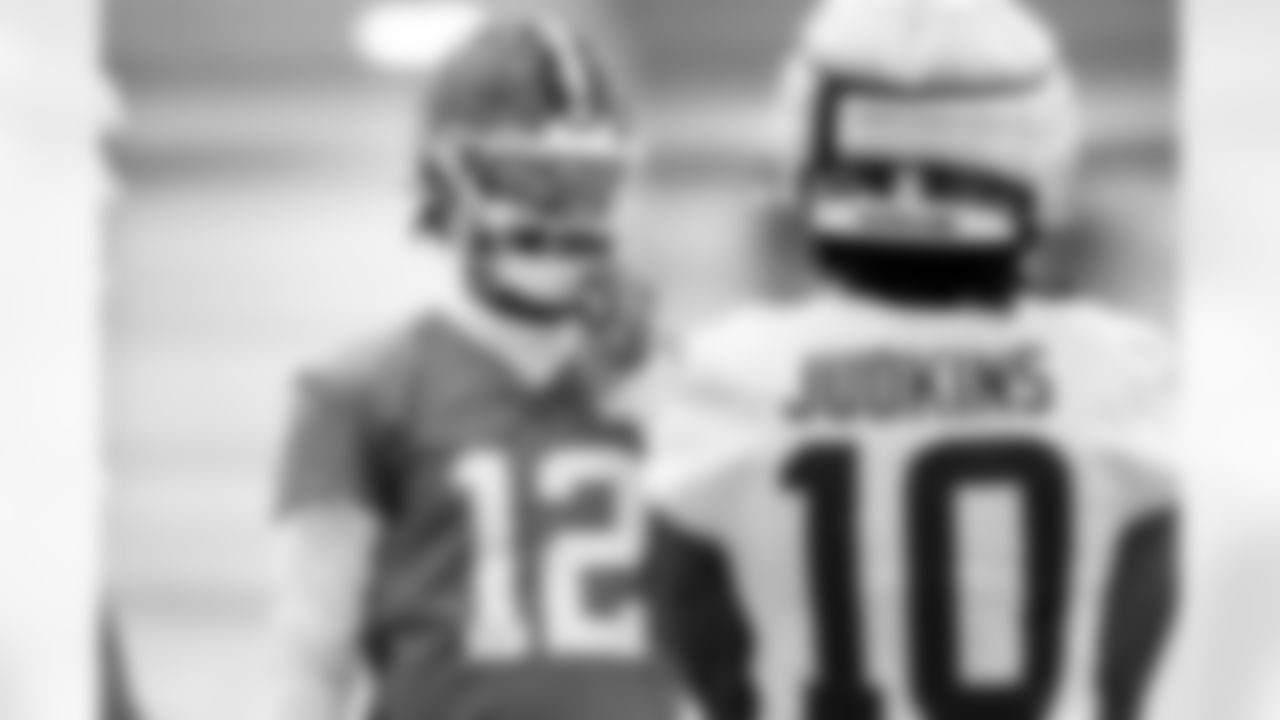 Quarterback Shedeur Sanders (12) during practice at CrossCountry Mortgage Campus on December 10, 2025.