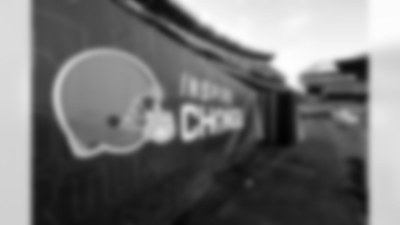 The stadium before a NFL football game between the Buffalo Bills and Cleveland Browns on December 21, 2025 at Huntington Bank Field.