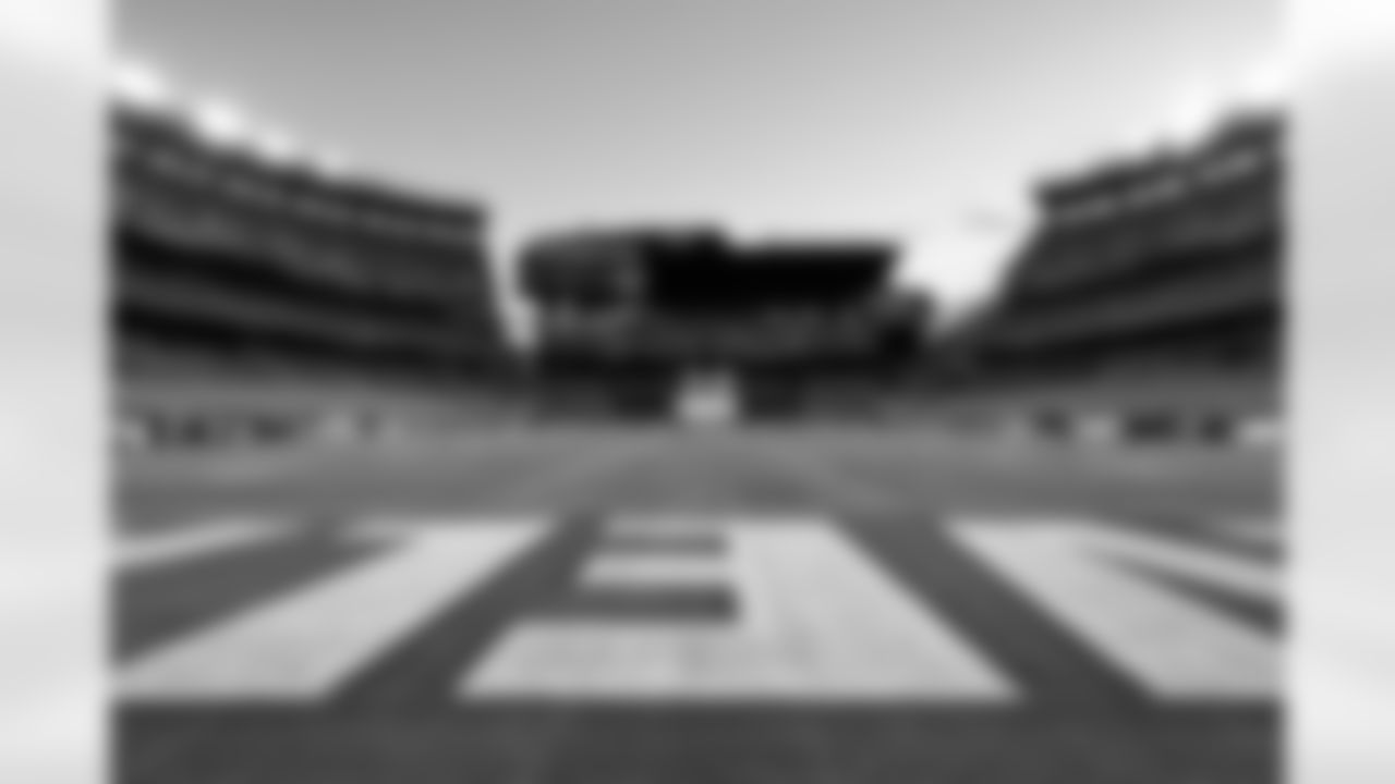 The stadium before a NFL football game between the Buffalo Bills and Cleveland Browns on December 21, 2025 at Huntington Bank Field.