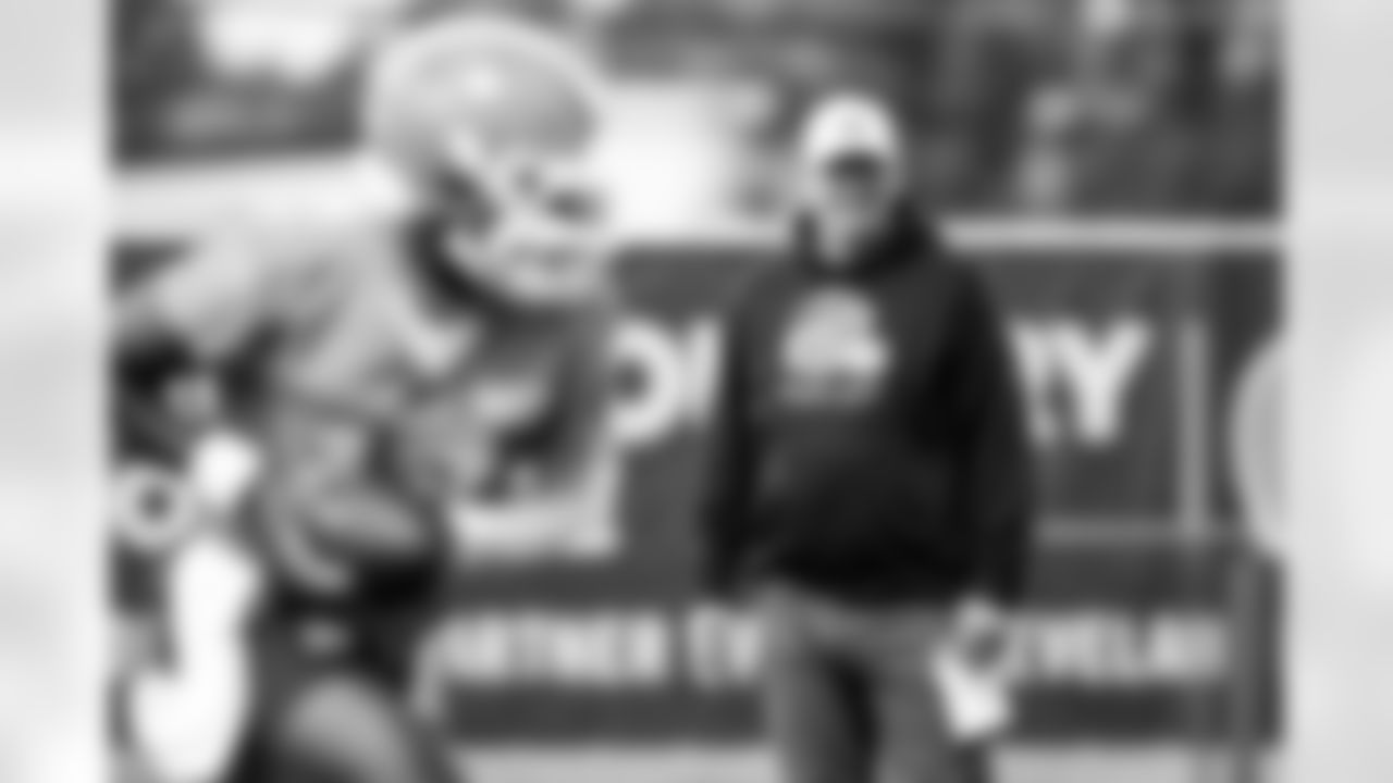 Quarterback Coach Bill Musgrave during the second day of rookie workouts at CrossCountry Mortgage Campus on July 20, 2025.