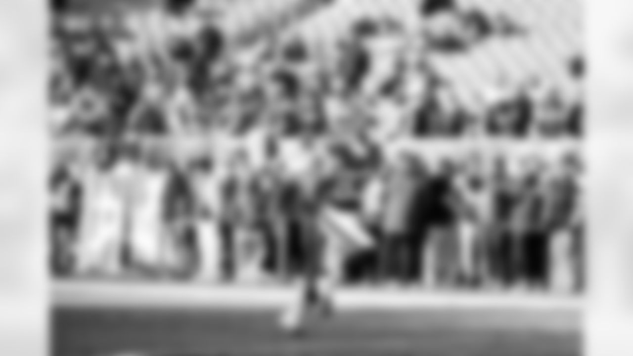 Wide receiver Malachi Corley (83) before a NFL football game between the Buffalo Bills and Cleveland Browns on December 21, 2025 at Huntington Bank Field.