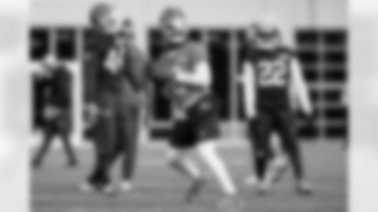 Quarterback Shedeur Sanders (12) during practice at CrossCountry Mortgage Campus on December 24, 2025.